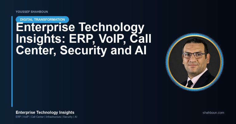 Enterprise Technology Insights: ERP, VoIP, Call Center, Security and AI