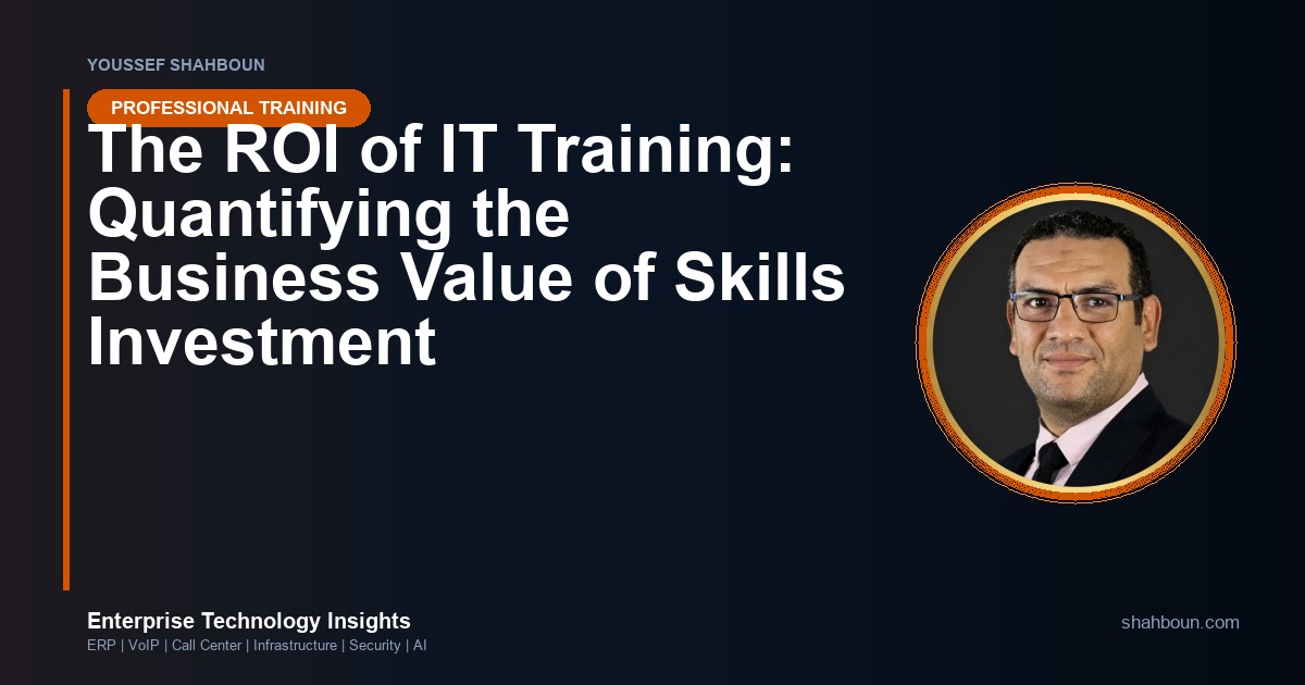 The ROI of IT Training: Quantifying the Business Value of Skills Investment