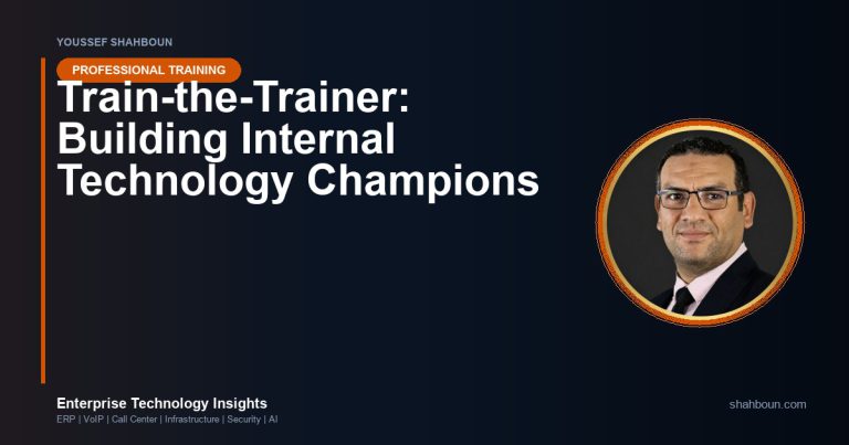 Train-the-Trainer: Building Internal Technology Champions