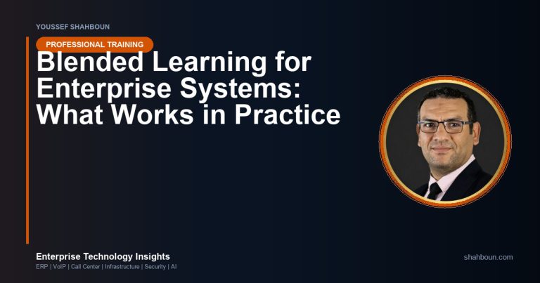 Blended Learning for Enterprise Systems: What Works in Practice