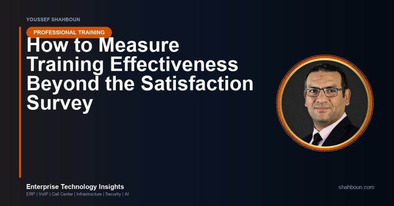 How to Measure Training Effectiveness Beyond the Satisfaction Survey
