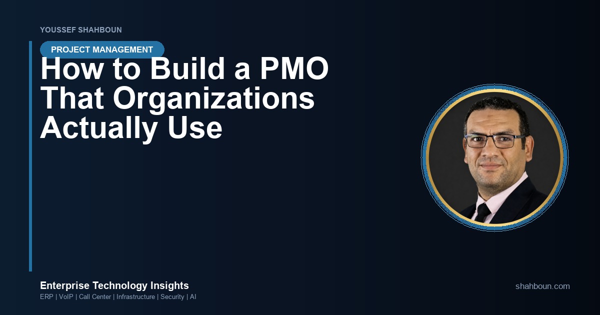 How to Build a PMO That Organizations Actually Use