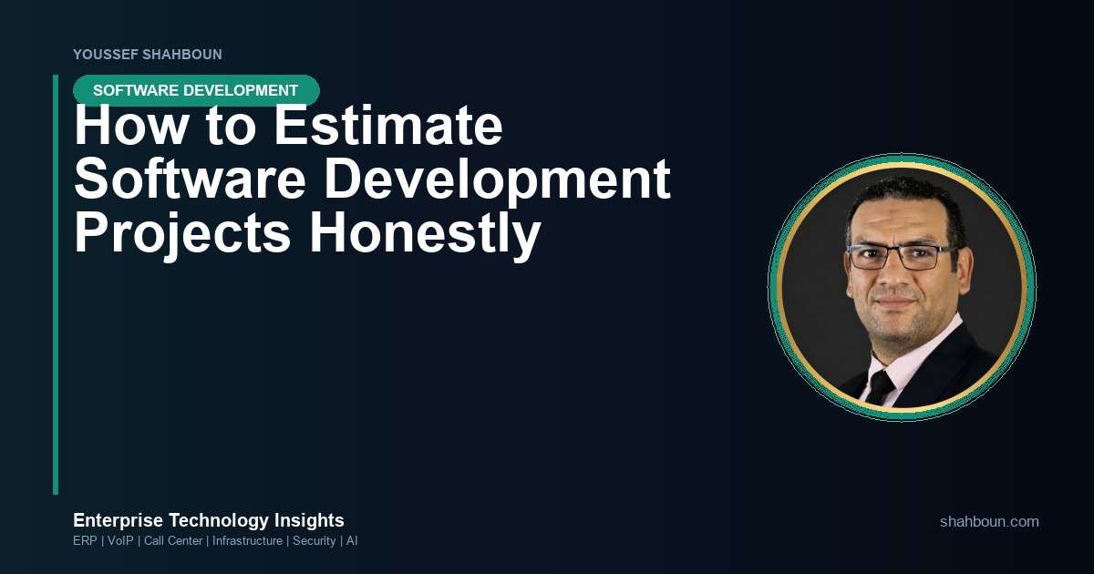 How to Estimate Software Development Projects Honestly