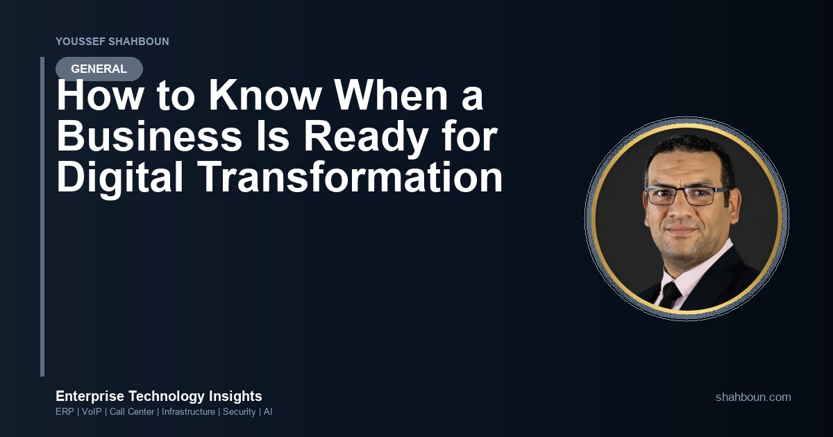 How to Know When a Business Is Ready for Digital Transformation