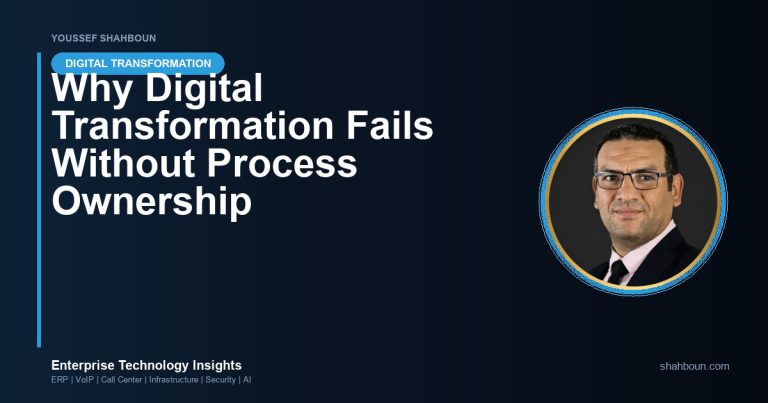 Why Digital Transformation Fails Without Process Ownership