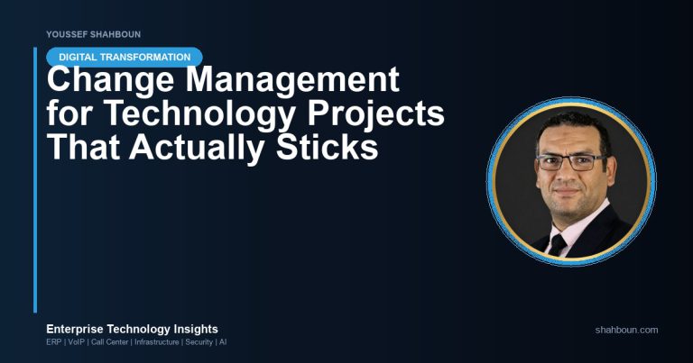 Change Management for Technology Projects That Actually Sticks