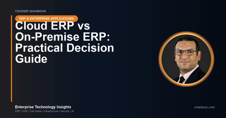Cloud ERP vs On-Premise ERP: Practical Decision Guide