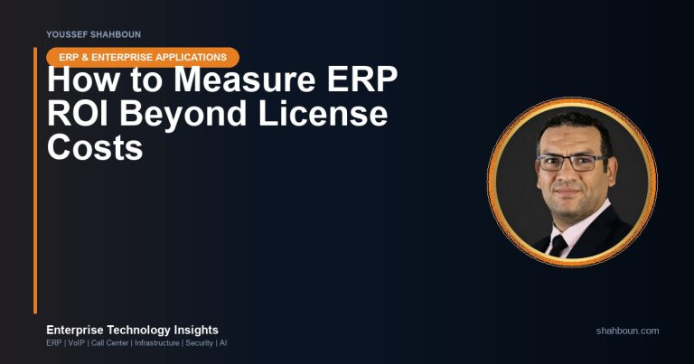 How to Measure ERP ROI Beyond License Costs