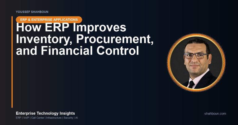 How ERP Improves Inventory, Procurement, and Financial Control