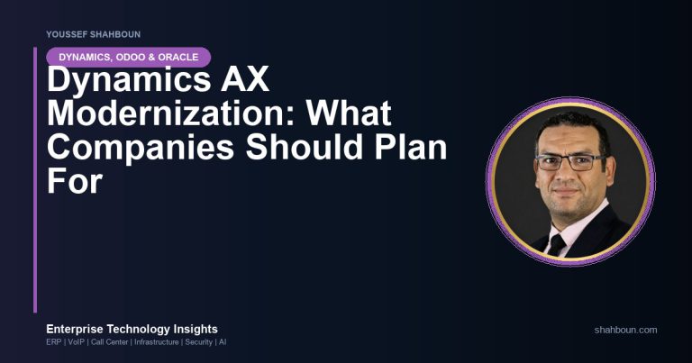 Dynamics AX Modernization: What Companies Should Plan For