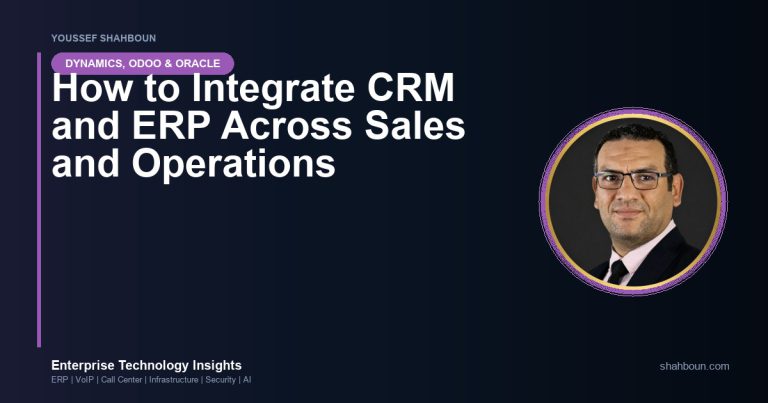 How to Integrate CRM and ERP Across Sales and Operations