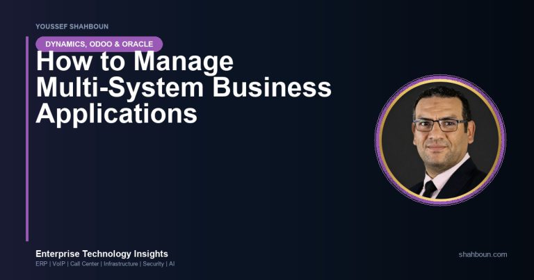 How to Manage Multi-System Business Applications