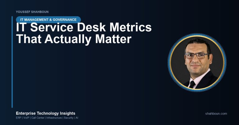 IT Service Desk Metrics That Actually Matter