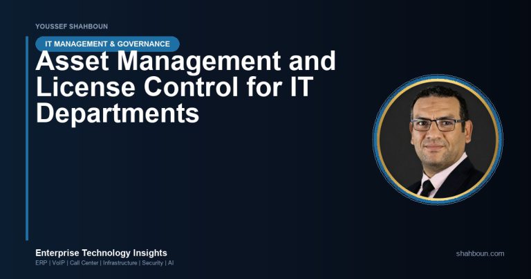 Asset Management and License Control for IT Departments