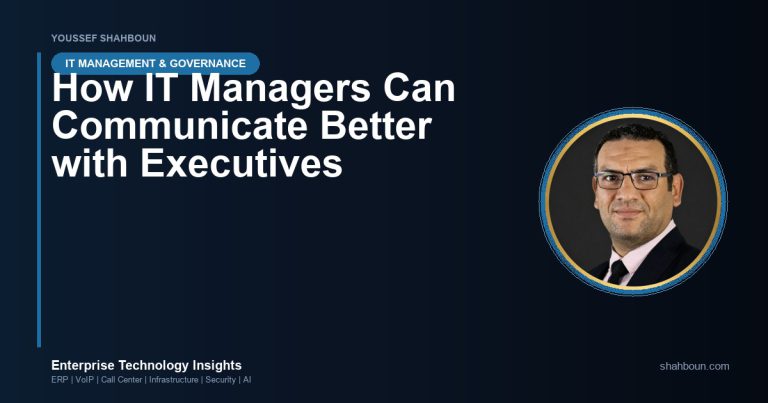 How IT Managers Can Communicate Better with Executives