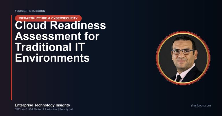 Cloud Readiness Assessment for Traditional IT Environments