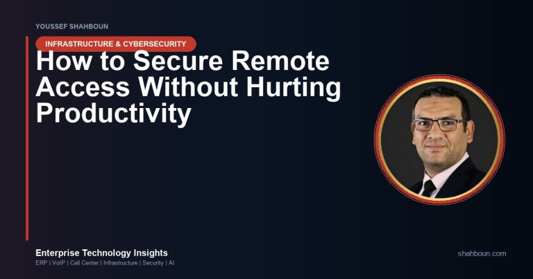 How to Secure Remote Access Without Hurting Productivity
