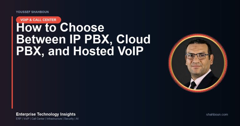 How to Choose Between IP PBX, Cloud PBX, and Hosted VoIP