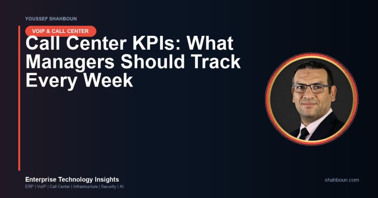 Call Center KPIs: What Managers Should Track Every Week