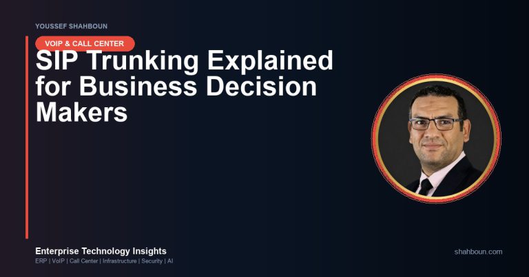 SIP Trunking Explained for Business Decision Makers