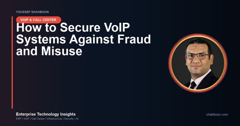 How to Secure VoIP Systems Against Fraud and Misuse