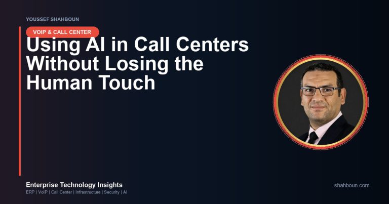 Using AI in Call Centers Without Losing the Human Touch