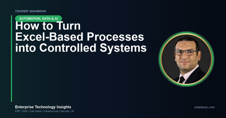 How to Turn Excel-Based Processes into Controlled Systems