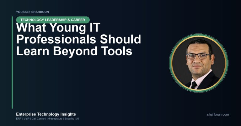 What Young IT Professionals Should Learn Beyond Tools