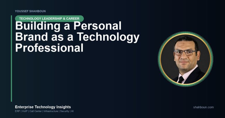 Building a Personal Brand as a Technology Professional