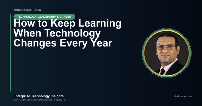 How to Keep Learning When Technology Changes Every Year