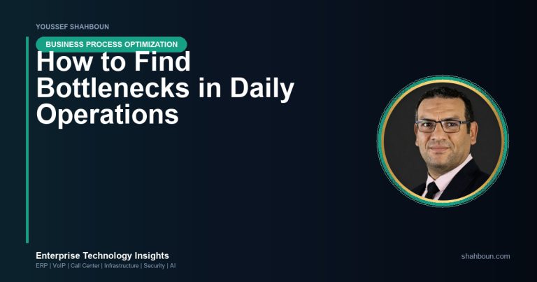 How to Find Bottlenecks in Daily Operations
