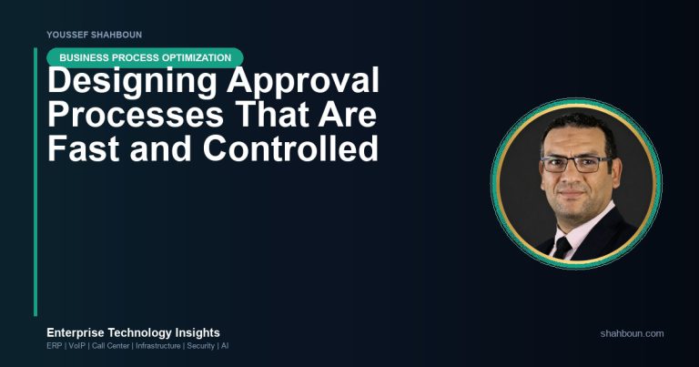Designing Approval Processes That Are Fast and Controlled