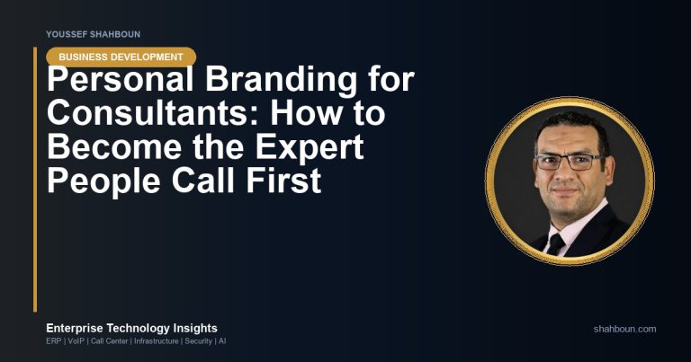 Personal Branding for Consultants: How to Become the Expert People Call First