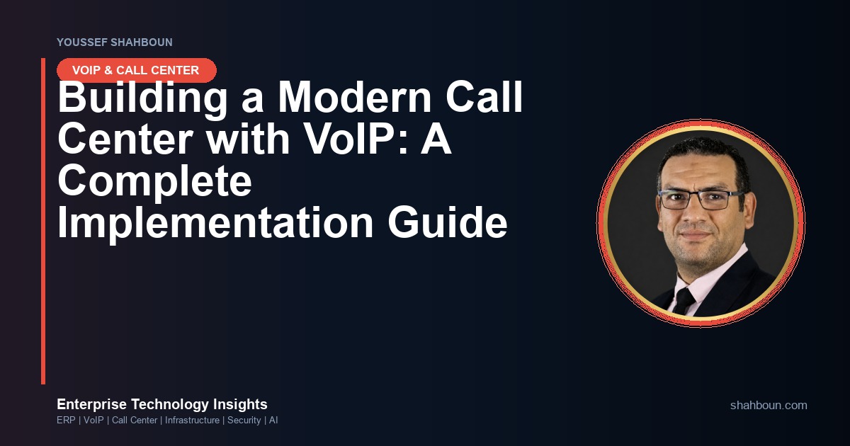 Building a Modern Call Center with VoIP: A Complete Implementation Guide