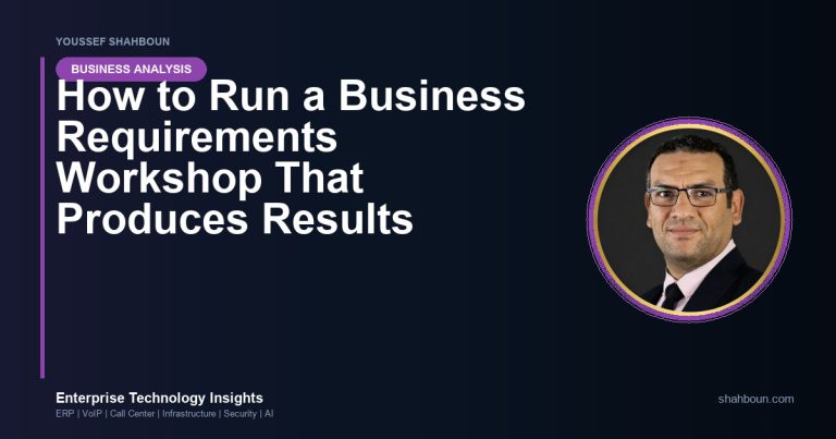 How to Run a Business Requirements Workshop That Produces Results